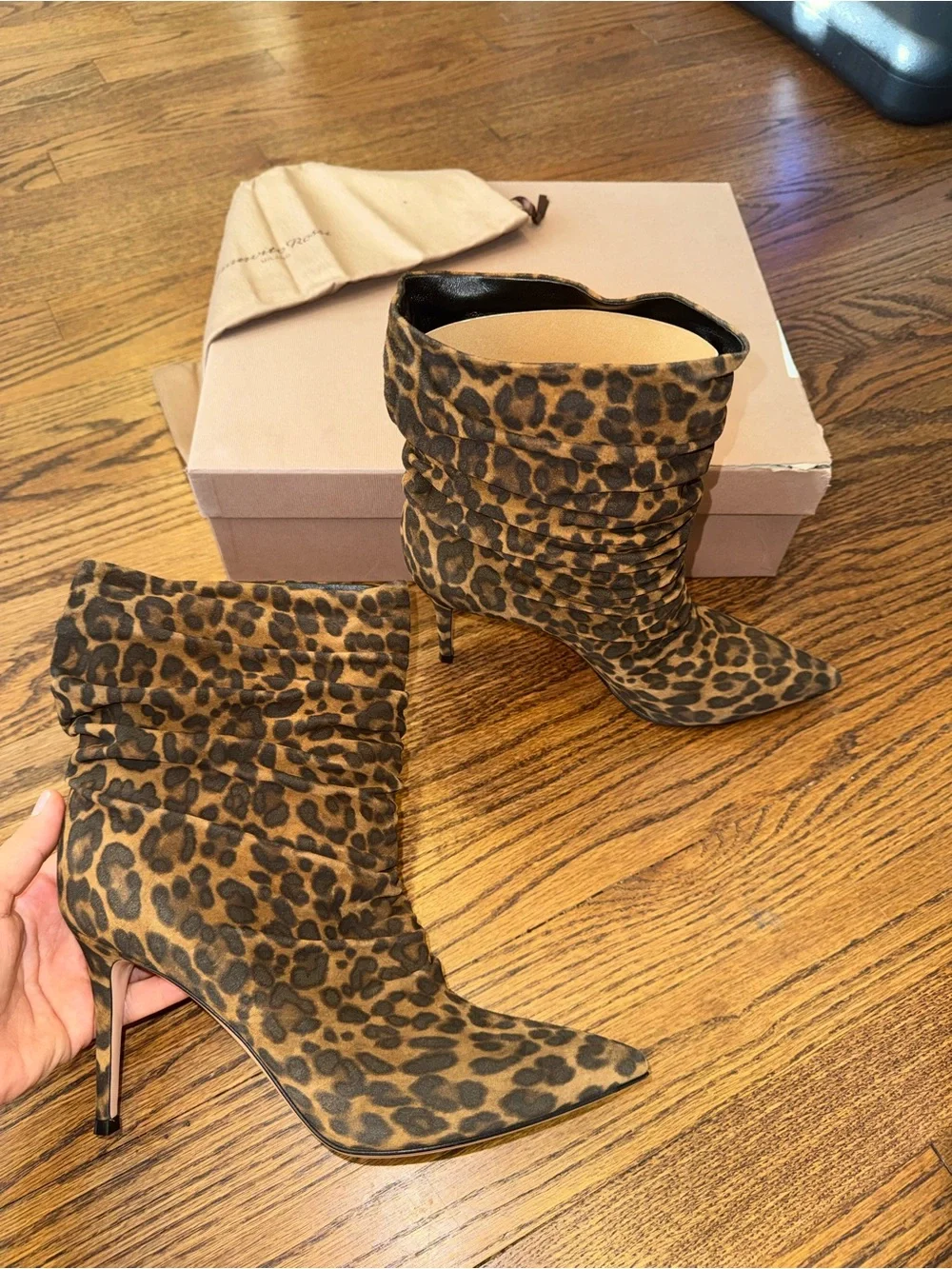 New Size 40.5 Gianvito Rossi Cecile Leopard Boots